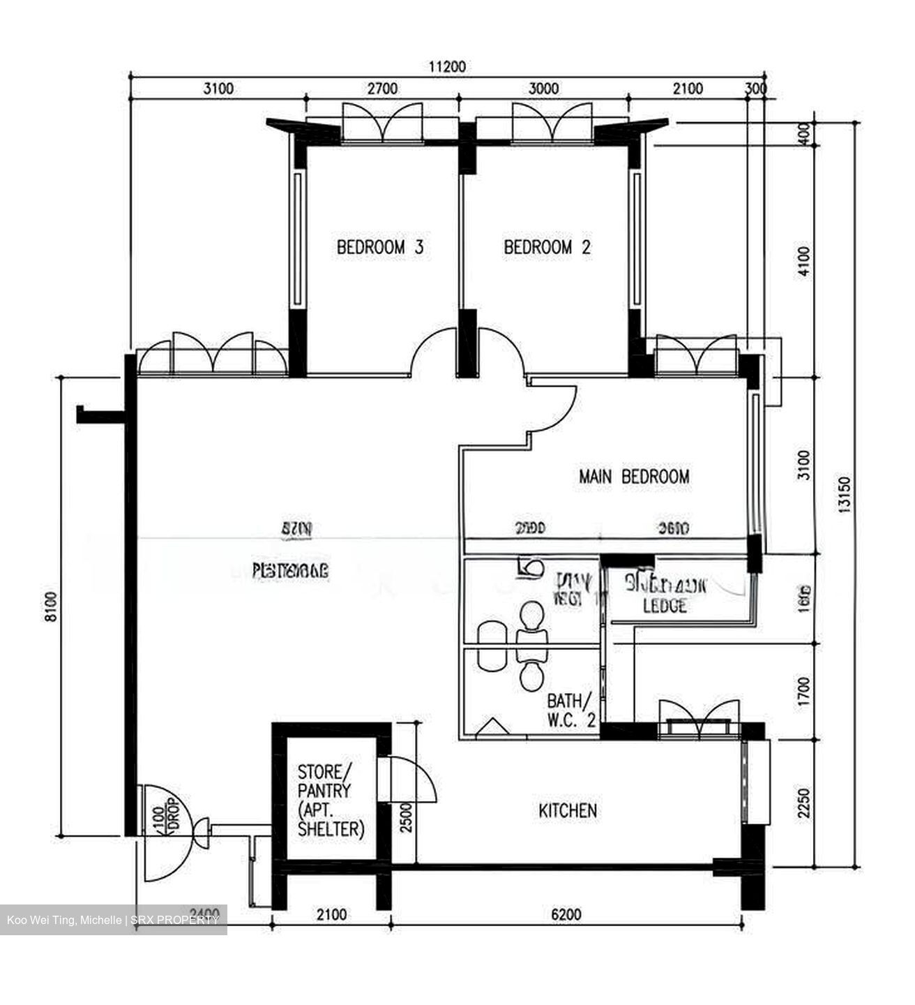 Blk 201D Compassvale South Gate (Sengkang), HDB 5 Rooms #634147101